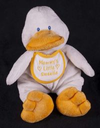 Baby Ganz Duck Mommys Little Sweetie Plush Lovey Rattle